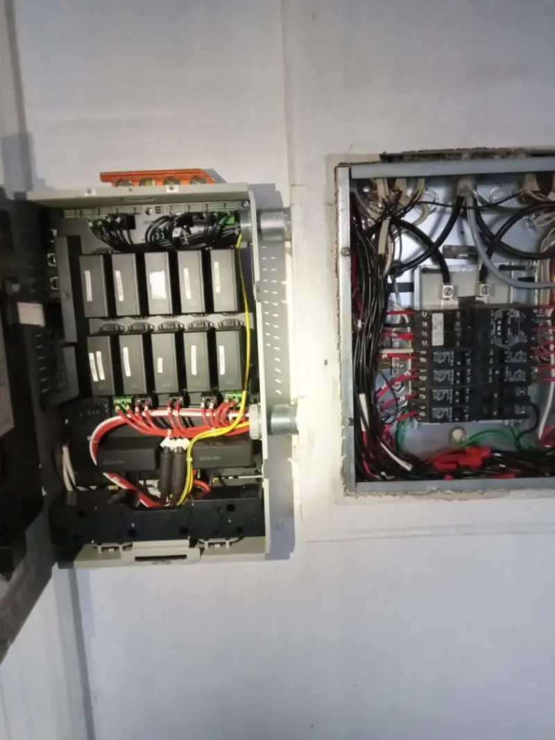 Electrical panel upgrade completed for Security Camera Wiring in South Glens Falls